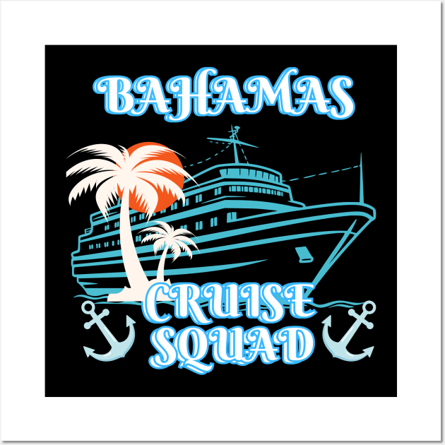 Family Cruise The Bahamas Wall Art by Charlie Dion